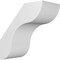 Ekena Millwork 5-in. W x 10-in. D x 10-in. H Carmel Architectural Grade PVC Knee Brace BRCP05X10X10CAR - alternate 1